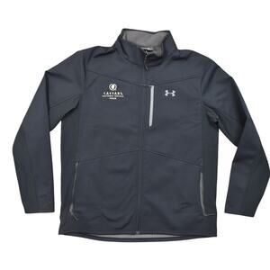 Under Armour 2XL Black Bomber Jacket Polyester Men's Fitted Coldgear Cesars